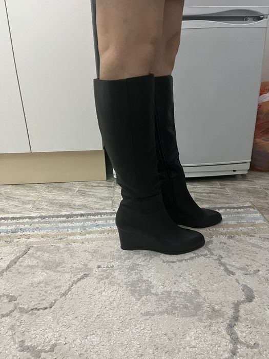 Сапоги кожаные осень весна