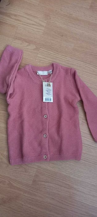 Compleu+Cardigan fetite 12/24 luni,noi cu eticheta