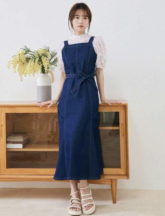 Rochie imitatie denim