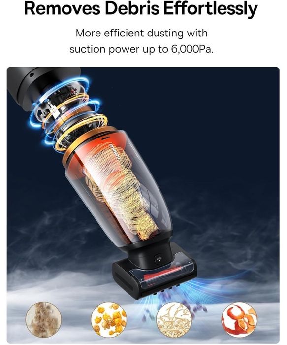 Aspirator de mana Baseus AP02, 6000Pa