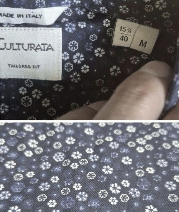 Cămașă Culturata Premium Tailored Fit, Bărbați, Made in Italy - M (40)