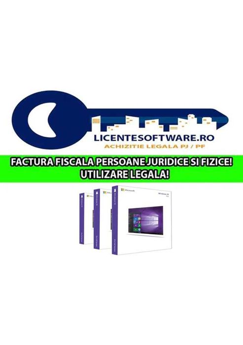 Pachet PROMO: 3x Licente Windows 10 Pro (RETAIL, FACTURA FISCALA!)