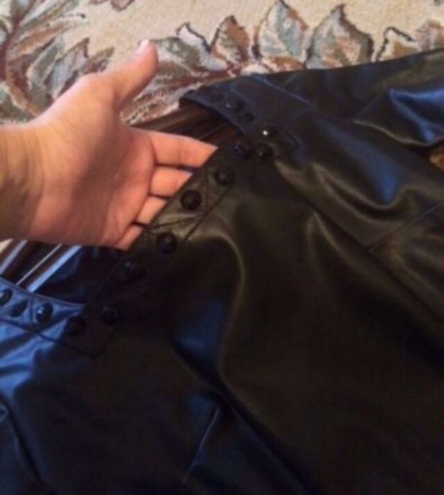 Платье кожаное новое