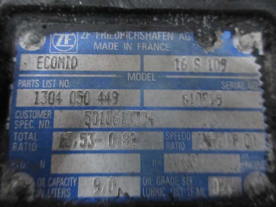 Cutie de viteze ECOMID 16S109 pentru camion - Piese de schimb Renault