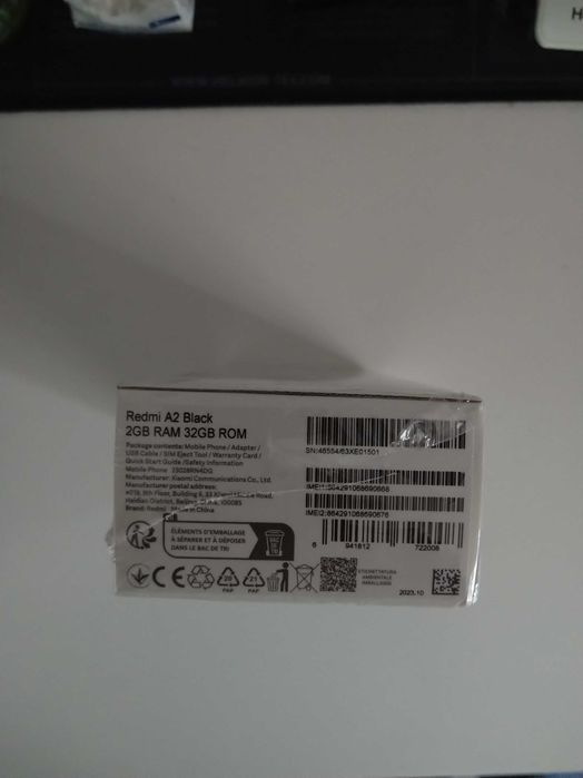 Не отварян Телефон Redmi A2 Black 32 GB ROM