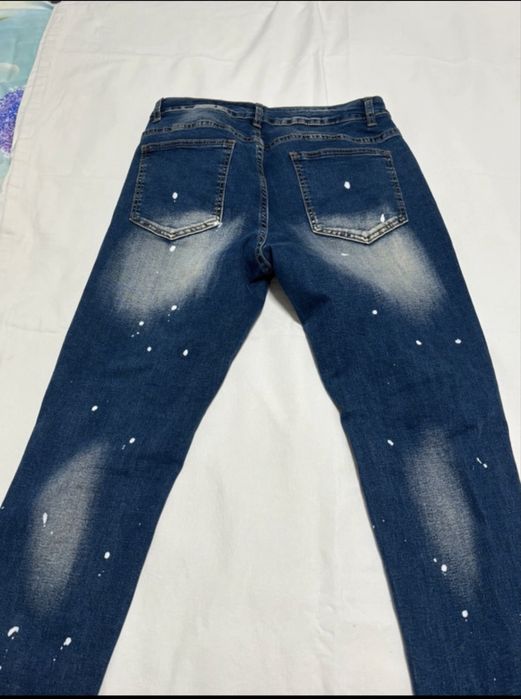 Blugi   slim   Fit ripped