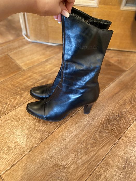 Осенние кожаные полусапожки