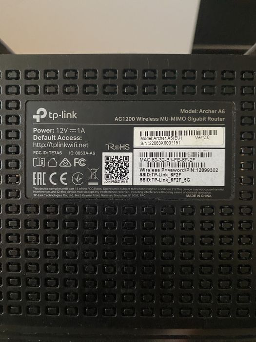 Router tp-link Archer A6