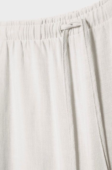 STRAIGHT-leg linen look Trousers