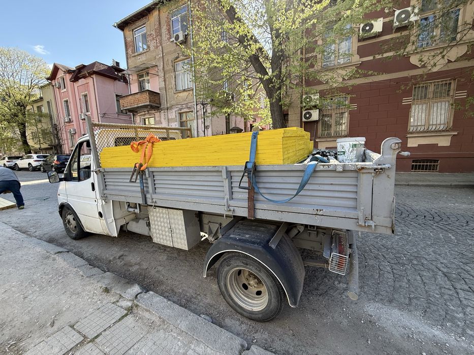Транспортни услуги със самосвал до 3.5т,хамалски услуги