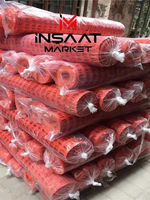 Сетка для ограждения, оранжевая