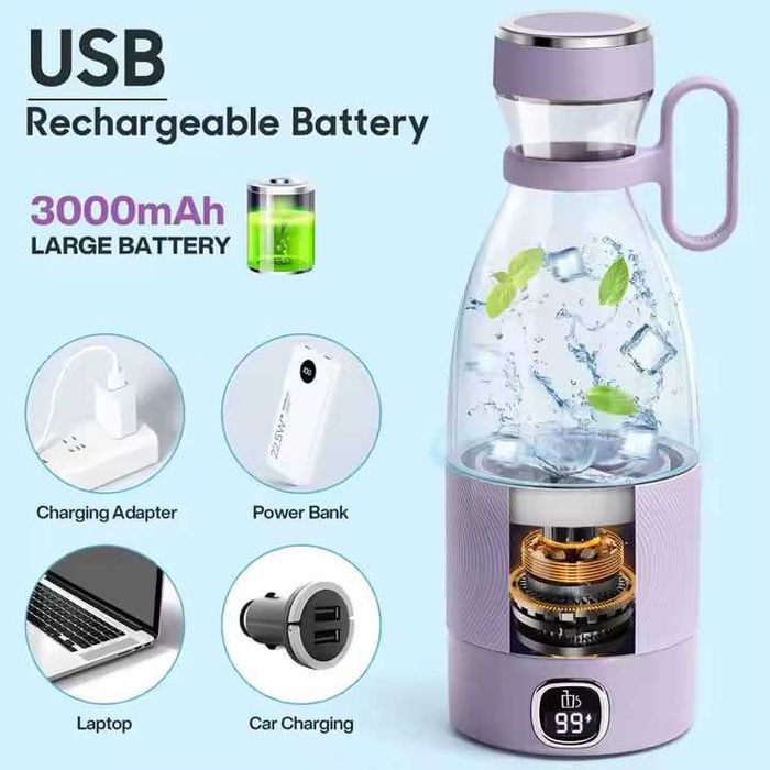 Беспроводной портативный блендер для смузи fresh juice mini blendor