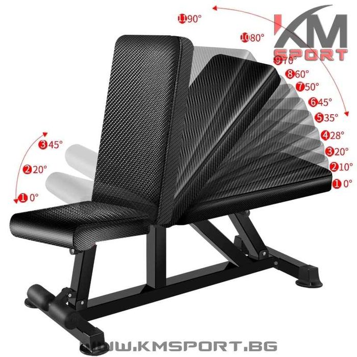 НОВА мултифункционална лежанка със стойка за клек- за всички мускули