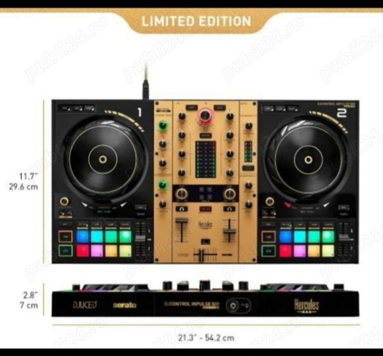 Consola DJ Hercules Inpulse 500 Gold Limited Edition