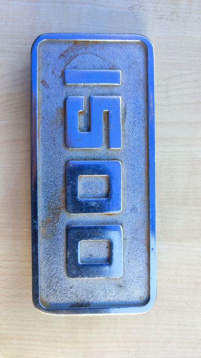 Заводская бирка на москвич.