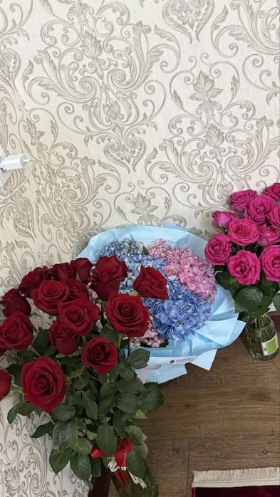 Цветы розы метровые гүл
