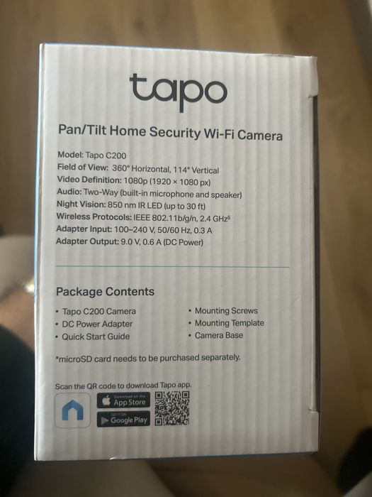 Camera tapo c 200
