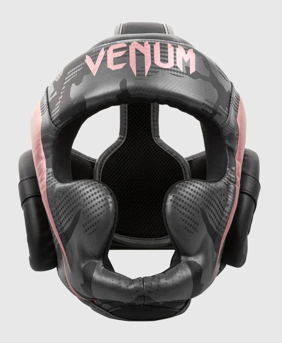 Casca de box Venum Elite - Black/Pink Gold