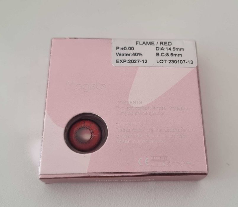 Цветни контактни лещи за хелоуин