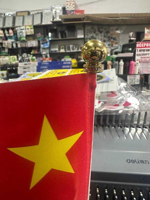 флаги под заказ 17*22см двух сторонние,премиум качество