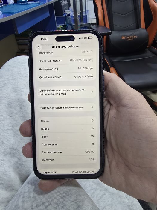 Iphone 15 promax 1 TB