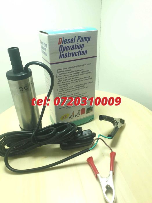 Pompa 12v Pentru Rulota apa Motorina Etc