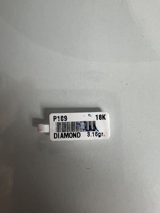 Inel de logodna aur alb 18K cu diamant si certificat de autenticitate!