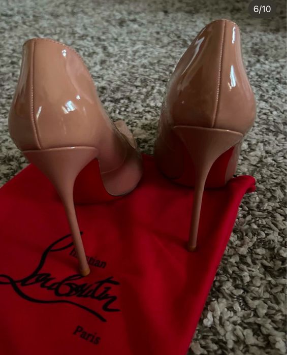 Pantofi Christian Louboutin piele pe comanda
