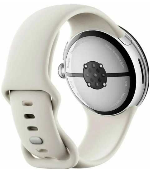 Google Pixel Watch 3 aqlli soati, 45 mm, Wi-Fi, Tasmasi oq