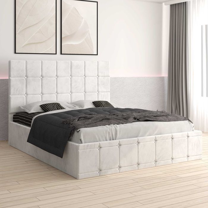 Pat tapițat Elias, toate dimensiunile disponibile si toate culorile