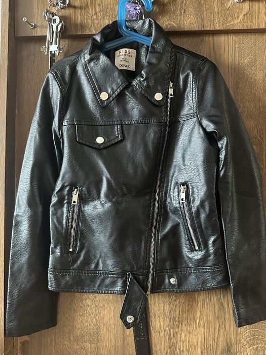 кожанная куртка детская