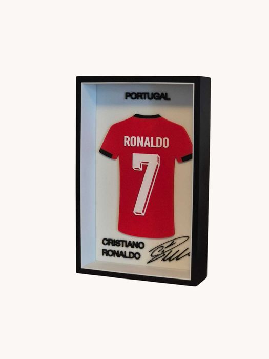 Ramă Tablou Cristiano Ronaldo — Printat 3D | Decor Fotbal