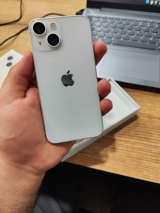 Iphone 13 mini 85 % starlight / white