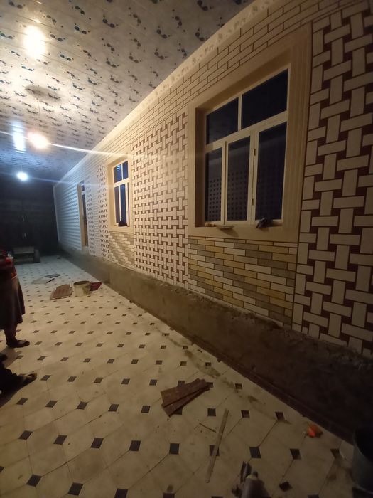 Travertin Navoiy fasad ishlari
