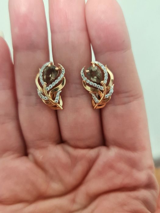 Новые Золотые Серьги 585 пробы