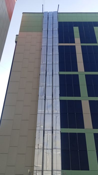 Вентиляцый и обшивка фасада