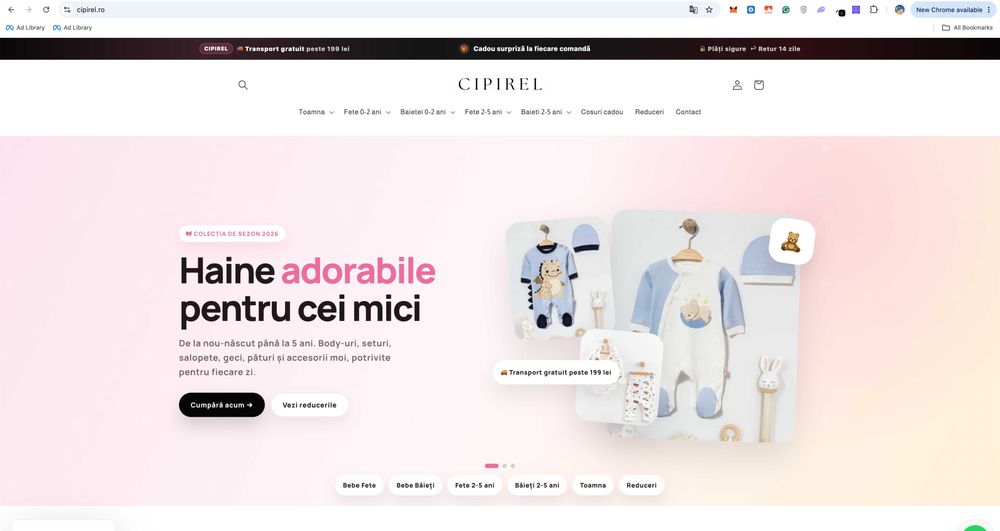 Magazin Online | Website de Prezentare la 200€