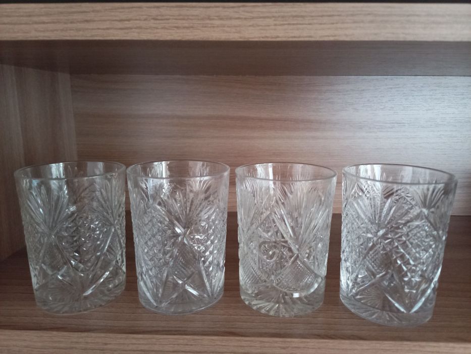 Хрустальные стаканы 4шт.