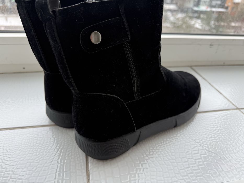 Обувь зимняя замша