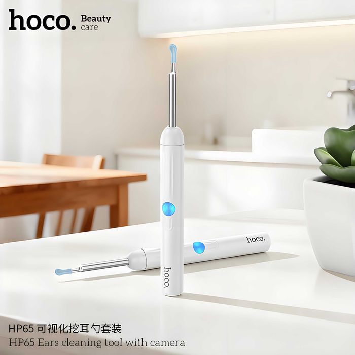 Hoco HP65 Визуальный ушной эндоскоп набор для чистки ушей с камерой