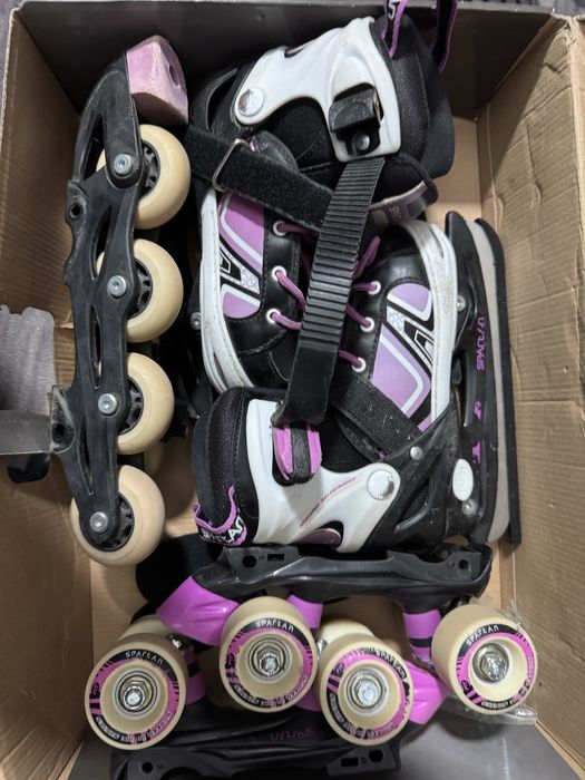 Ghete role 3 in 1, toate accesoriile incluse