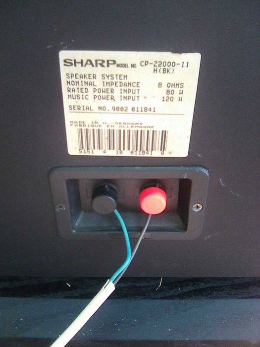 boxe pasive sharp 120w