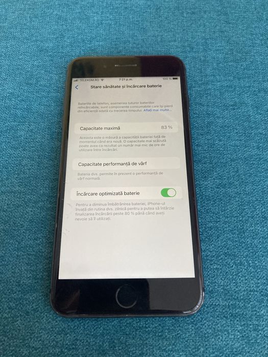 Iphone 8 plus - baterie 83%