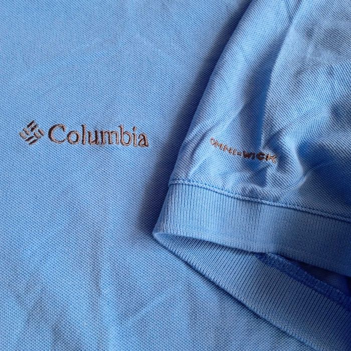 КАТО НОВ COLUMBIA XL/XXL Omni-Wick Advanced Evaporation Azure Polo-Shirt поло-шърт тениска с яка Колумбия