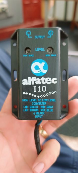 Adaptor semnal audio High to low level afatec