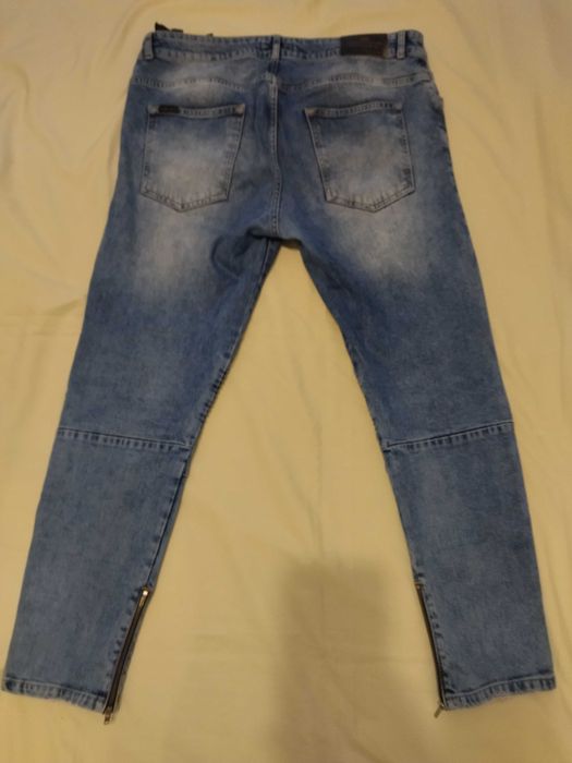 Pantaloni lungi barbati blugi originali Zara Man moderni