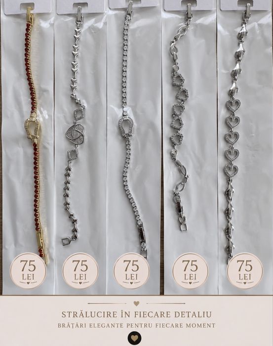 Bijuterii : Bratari placate pret special 75 lei