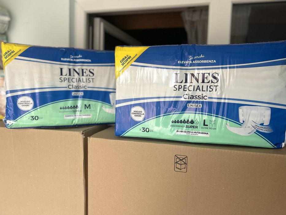 Scutece adulti Lines Specialist Italia L & M