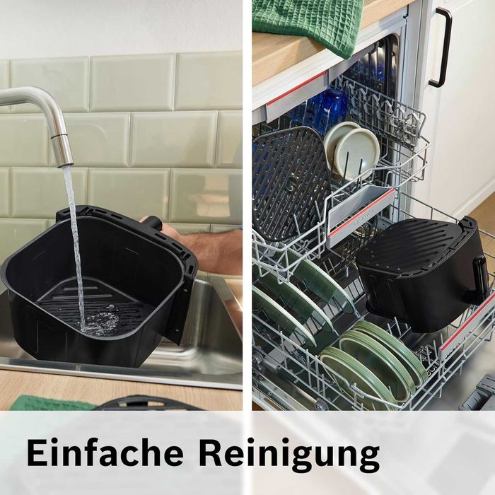 Фритюрник с горещ въздух BOSCH MAF462B0, 6,1 литра, 2050W, 7 програми