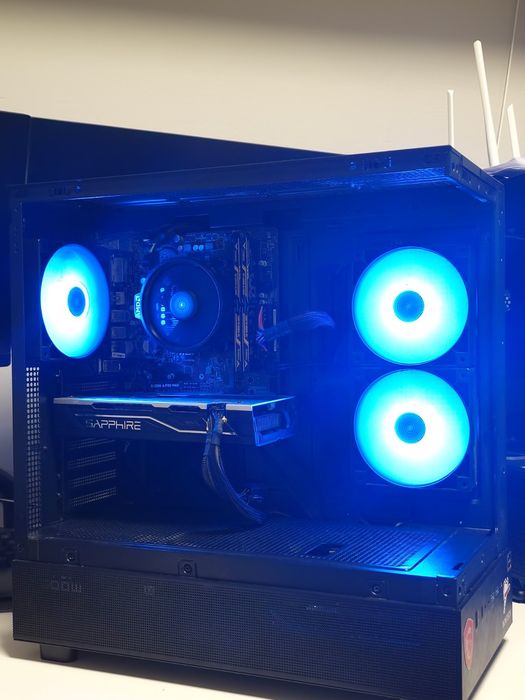 Геймърски компютър ryzen 5/rx580/16gb ram/1tb ssd